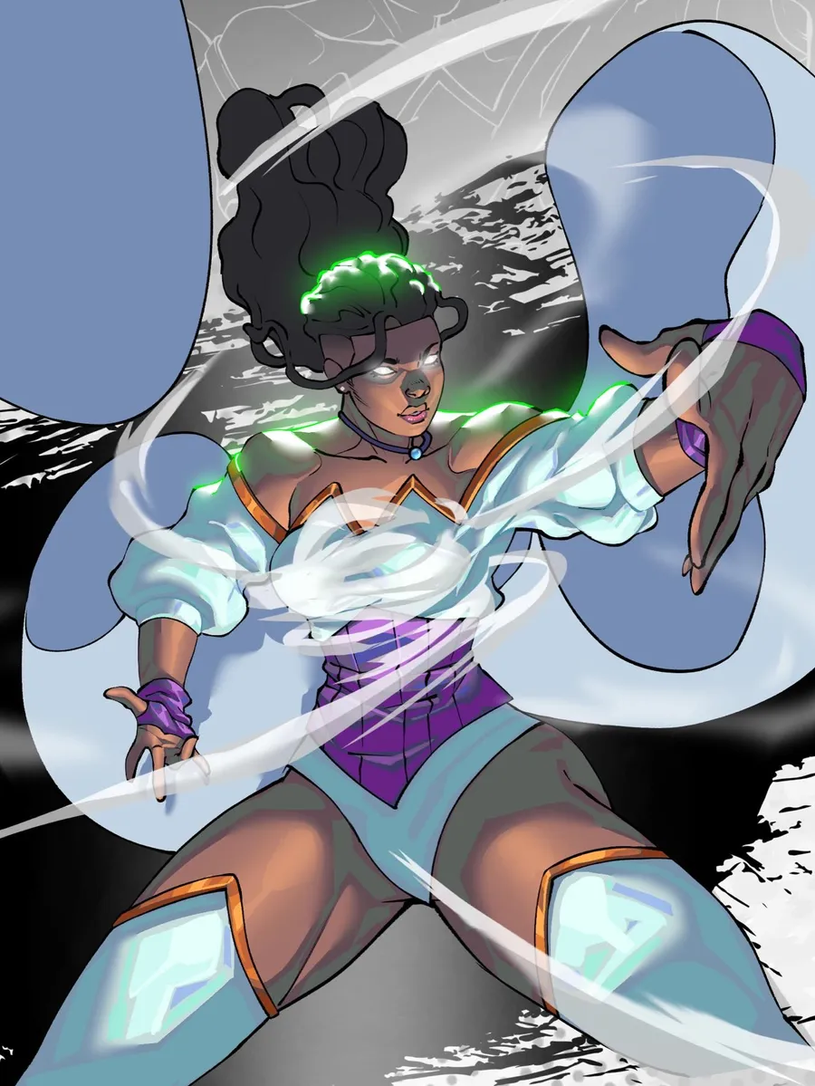 Aspect wreathed in her own elemental energy